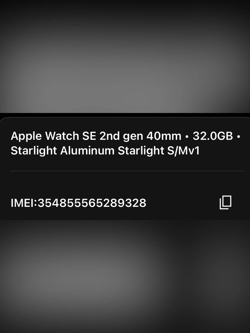 Apple Smartwatch with Black Leather Band and Gold Studs SE 2nd gen 40mm